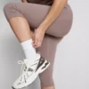 Aktiva capri-leggings med hög midja
