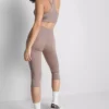 Aktiva capri-leggings med hög midja
