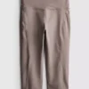 Aktiva capri-leggings med hög midja