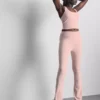 Aktiva leggings med hög midja och utsvängda ben
