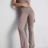 Aktiva leggings med hög midja och utsvängda ben
