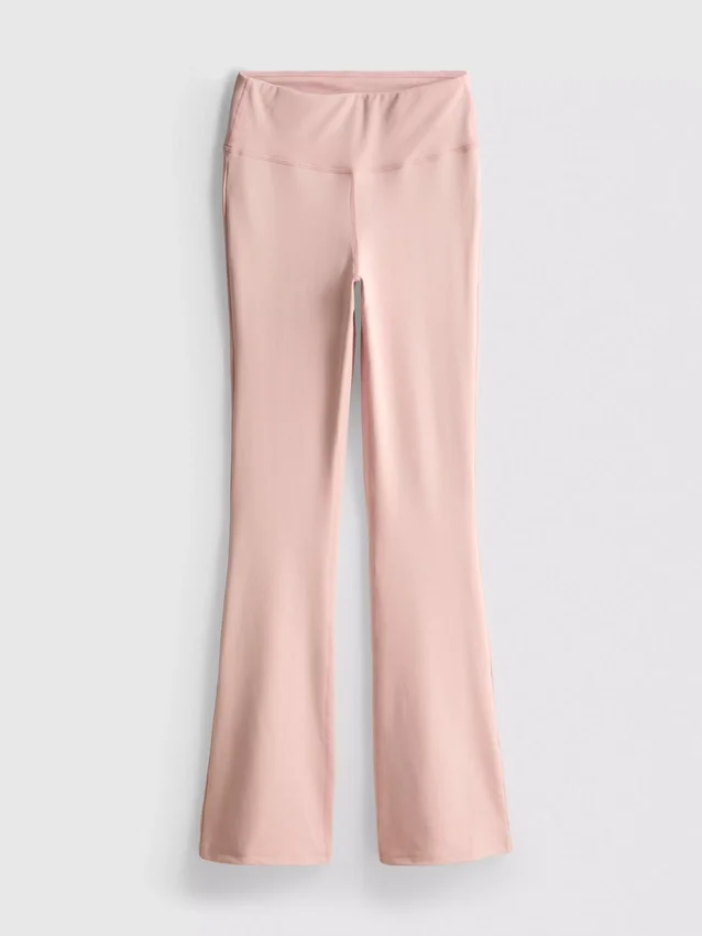 Aktiva leggings med hög midja och utsvängda ben