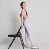 Aktiva leggings med rynkad detalj