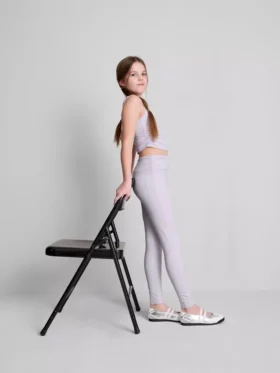 Aktiva leggings med rynkad detalj