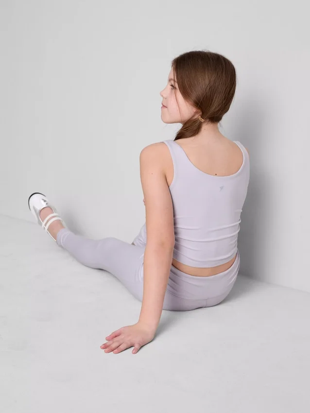 Aktiva leggings med rynkad detalj