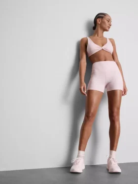 Aktiva shorts i gingham med hög midja