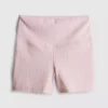 Aktiva shorts i gingham med hög midja