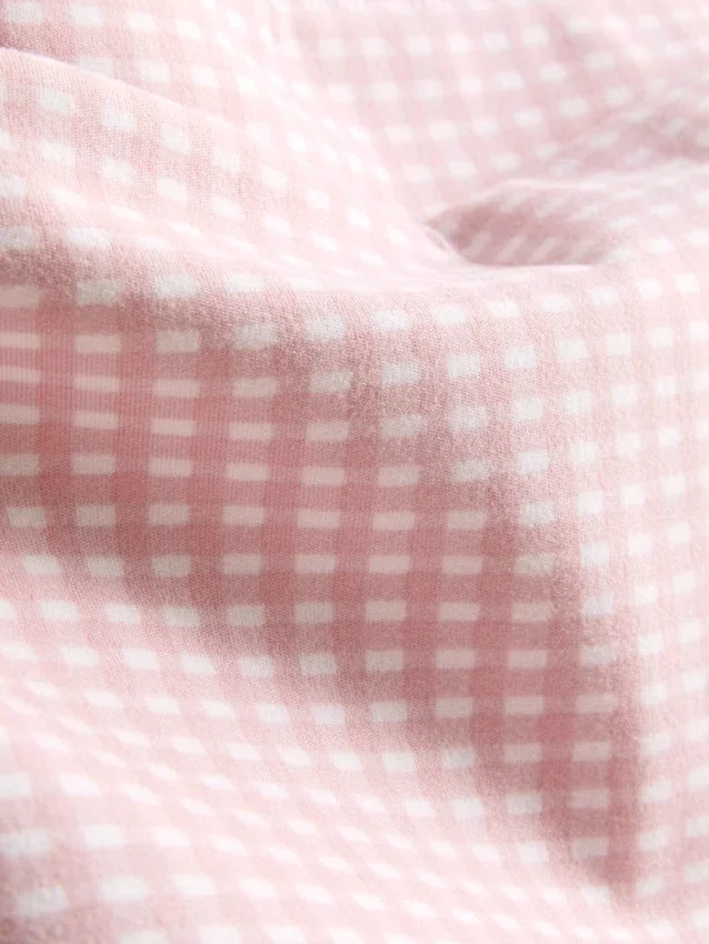 Aktiva shorts i gingham med hög midja
