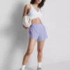 Aktiva shorts med nätpaneler