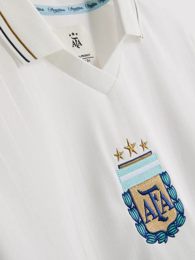 Argentinsk fotbollströja med krage