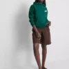 Avslappnad hoodie i sportklubbstil