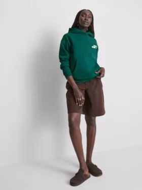 Avslappnad hoodie i sportklubbstil