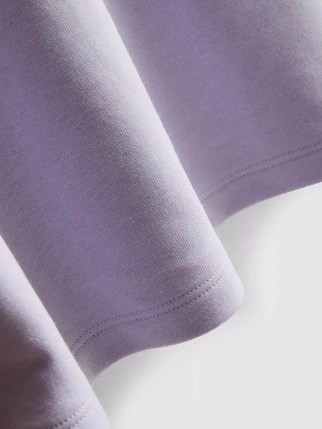 Avslappnad T-shirt med hög bomullsandel