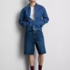Avslappnade jeansshorts