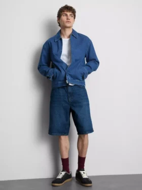 Avslappnade jeansshorts