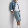 Avslappnade jeansshorts