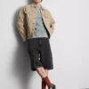 Avslappnade jeansshorts