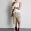 Avslappnade jeansshorts