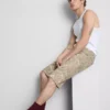 Avslappnade jeansshorts