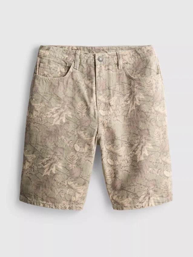 Avslappnade jeansshorts
