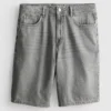 Avslappnade jeansshorts