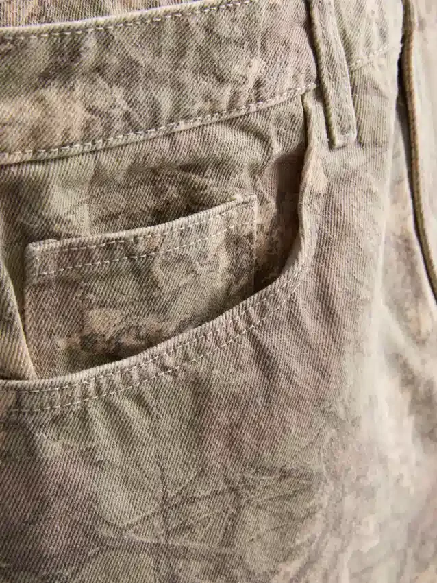 Avslappnade jeansshorts
