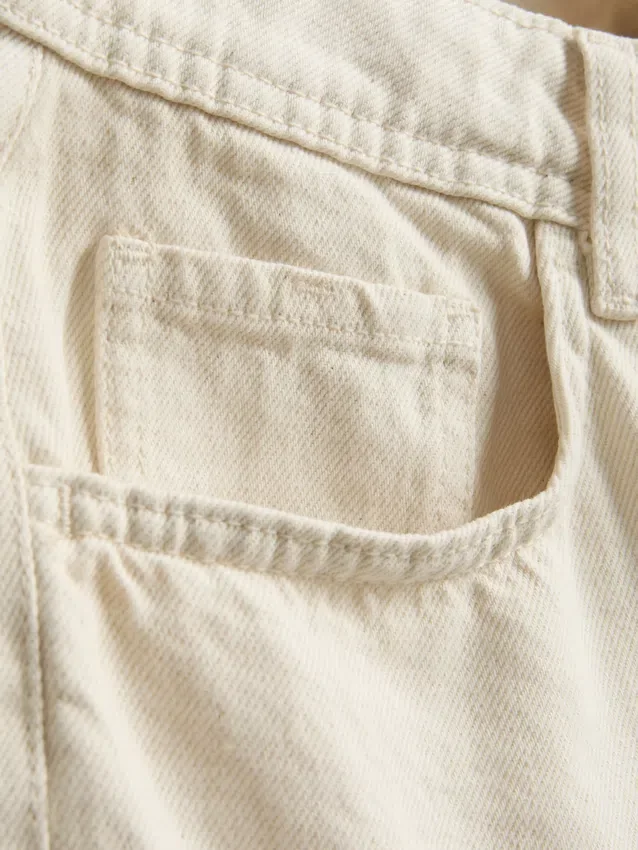 Avslappnade jeansshorts