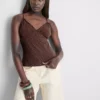 Babydoll-linne med V-ringning