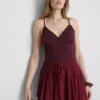 Babydoll-linne med V-ringning