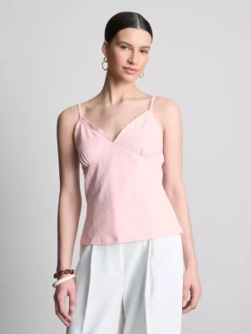 Babydoll-linne med V-ringning