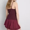 Babydoll-linne med V-ringning