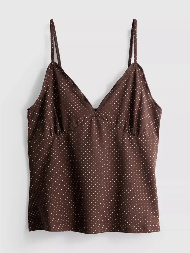 Babydoll-linne med V-ringning
