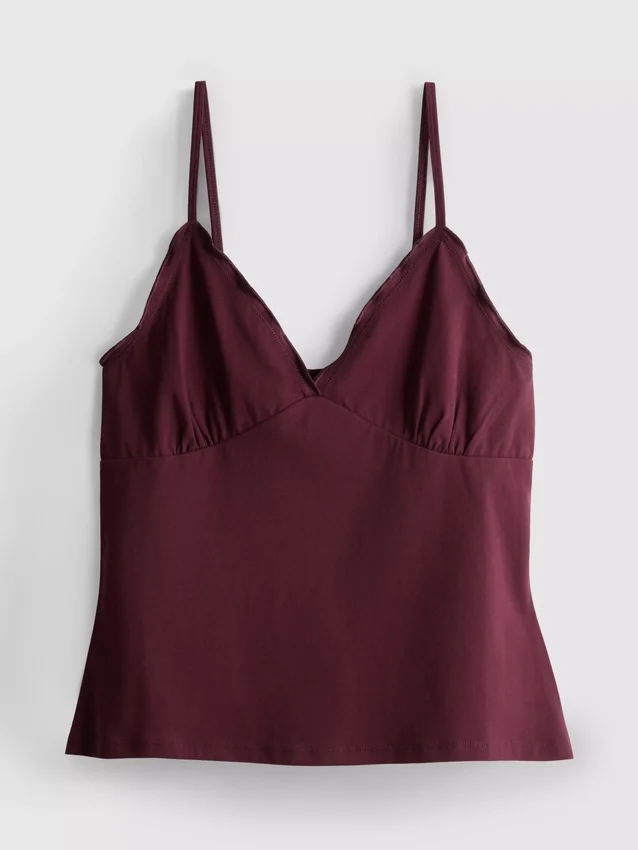 Babydoll-linne med V-ringning