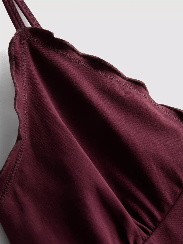 Babydoll-linne med V-ringning