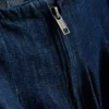 Babydoll-miniklänning i bomullsdenim