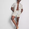 Badshorts med motiv