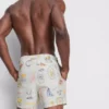 Badshorts med motiv