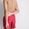 Badshorts med segelbåtsmotiv
