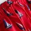 Badshorts med segelbåtsmotiv