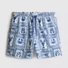 Badshorts med textur som liknar medelhavskakel