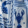 Badshorts med textur som liknar medelhavskakel