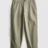 Baggy-chinos med medelhög midja