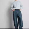 Baggy-jeans med medelhög midja