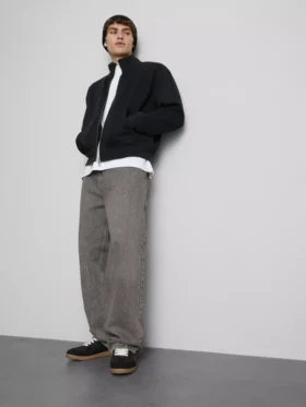 Baggy-jeans med medelhög midja