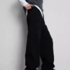 Baggy-jeans med medelhög midja