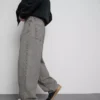 Baggy-jeans med medelhög midja