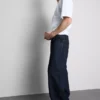 Baggy-jeans med medelhög midja