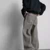 Baggy-jeans med medelhög midja