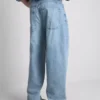 Baggy-jeans med medelhög midja