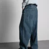 Baggy-jeans med medelhög midja